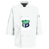 Eight Pearl Button Chef Coat with Thermometer Pocket Thumbnail