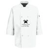 Eight Pearl Button Chef Coat with Thermometer Pocket Thumbnail