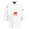 Eight Pearl Button Chef Coat with Thermometer Pocket Thumbnail