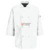 Eight Pearl Button Chef Coat with Thermometer Pocket Thumbnail