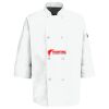 Eight Pearl Button Chef Coat with Thermometer Pocket Thumbnail