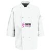 Eight Pearl Button Chef Coat with Thermometer Pocket Thumbnail