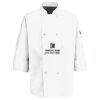 Eight Pearl Button Chef Coat with Thermometer Pocket Thumbnail