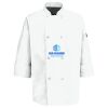 Eight Pearl Button Chef Coat with Thermometer Pocket Thumbnail