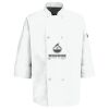 Eight Pearl Button Chef Coat with Thermometer Pocket Thumbnail