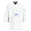 Eight Pearl Button Chef Coat with Thermometer Pocket Thumbnail