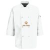 Eight Pearl Button Chef Coat with Thermometer Pocket Thumbnail