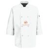 Eight Pearl Button Chef Coat with Thermometer Pocket Thumbnail