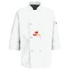 Eight Pearl Button Chef Coat with Thermometer Pocket Thumbnail