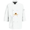 Eight Pearl Button Chef Coat with Thermometer Pocket Thumbnail