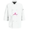 Eight Pearl Button Chef Coat with Thermometer Pocket Thumbnail