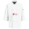 Eight Pearl Button Chef Coat with Thermometer Pocket Thumbnail