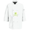 Eight Pearl Button Chef Coat with Thermometer Pocket Thumbnail