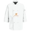 Eight Pearl Button Chef Coat with Thermometer Pocket Thumbnail