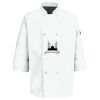 Eight Pearl Button Chef Coat with Thermometer Pocket Thumbnail