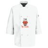 Eight Pearl Button Chef Coat with Thermometer Pocket Thumbnail