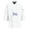 Eight Pearl Button Chef Coat with Thermometer Pocket Thumbnail