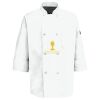Eight Pearl Button Chef Coat with Thermometer Pocket Thumbnail