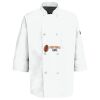 Eight Pearl Button Chef Coat with Thermometer Pocket Thumbnail