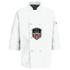 Eight Pearl Button Chef Coat with Thermometer Pocket Thumbnail