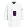 Eight Pearl Button Chef Coat with Thermometer Pocket Thumbnail