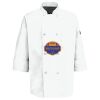 Eight Pearl Button Chef Coat with Thermometer Pocket Thumbnail