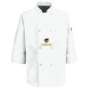 Eight Pearl Button Chef Coat with Thermometer Pocket Thumbnail