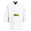 Eight Pearl Button Chef Coat with Thermometer Pocket Thumbnail