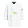 Eight Pearl Button Chef Coat with Thermometer Pocket Thumbnail