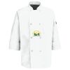 Eight Pearl Button Chef Coat with Thermometer Pocket Thumbnail