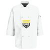 Eight Pearl Button Chef Coat with Thermometer Pocket Thumbnail