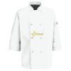 Eight Pearl Button Chef Coat with Thermometer Pocket Thumbnail