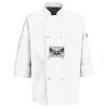 Eight Pearl Button Chef Coat with Thermometer Pocket Thumbnail