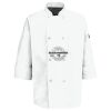 Eight Pearl Button Chef Coat with Thermometer Pocket Thumbnail