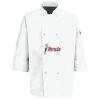 Eight Pearl Button Chef Coat with Thermometer Pocket Thumbnail