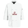 Eight Pearl Button Chef Coat with Thermometer Pocket Thumbnail