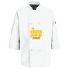 Eight Pearl Button Chef Coat with Thermometer Pocket Thumbnail