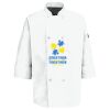 Eight Pearl Button Chef Coat with Thermometer Pocket Thumbnail