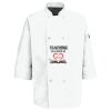 Eight Pearl Button Chef Coat with Thermometer Pocket Thumbnail
