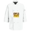 Eight Pearl Button Chef Coat with Thermometer Pocket Thumbnail