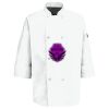 Eight Pearl Button Chef Coat with Thermometer Pocket Thumbnail