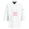 Eight Pearl Button Chef Coat with Thermometer Pocket Thumbnail