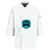 Eight Pearl Button Chef Coat with Thermometer Pocket Thumbnail