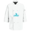 Eight Pearl Button Chef Coat with Thermometer Pocket Thumbnail