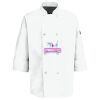 Eight Pearl Button Chef Coat with Thermometer Pocket Thumbnail