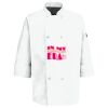 Eight Pearl Button Chef Coat with Thermometer Pocket Thumbnail