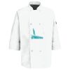 Eight Pearl Button Chef Coat with Thermometer Pocket Thumbnail