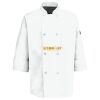 Eight Pearl Button Chef Coat with Thermometer Pocket Thumbnail