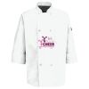 Eight Pearl Button Chef Coat with Thermometer Pocket Thumbnail