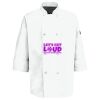 Eight Pearl Button Chef Coat with Thermometer Pocket Thumbnail